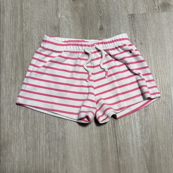 Zara Pink and White Striped Shorts - Picture 1 of 1